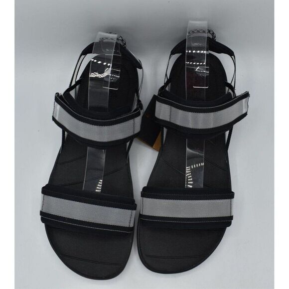 The North Face Mens Size 13 Skeena Sport Black Asphalt Grey Sandals - Picture 3 of 13